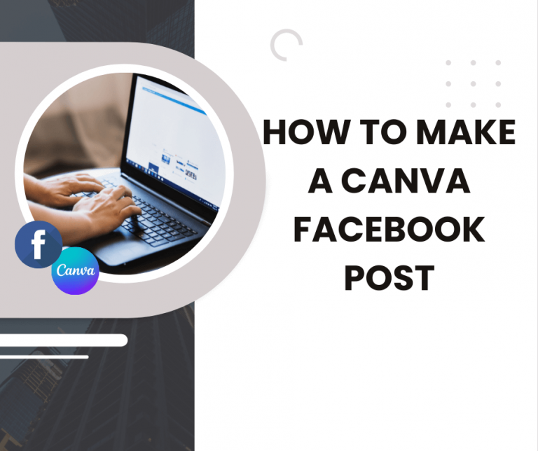 how to make a canva facebook post
